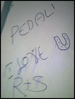 He loves you pedali!